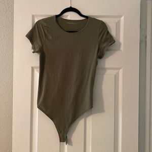 Abercrombie & Fitch army green bodysuit